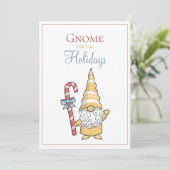 Genießen Sie die Weihnachtskarte für Ihren Urlaub (Stehend Vorderseite)