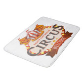 Genießen Sie die Zirkusgeschenkmatte Badematte (Schrägansicht)