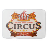 Genießen Sie die Zirkusgeschenkmatte Badematte (Vorderseite)