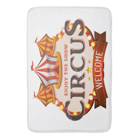 Genießen Sie die Zirkusgeschenkmatte Badematte (Vorderseite Vertikal)