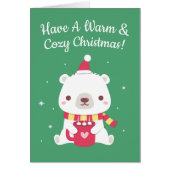 Genießen Sie ein warmes und gemütliches Weihnachts (Vorne)