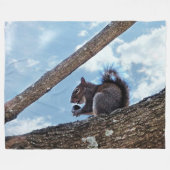 Genießen Sie eine Nut Fleecedecke (Vorderseite (Horizontal))