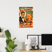 Genießen Sie einen echten Old Fashioned Poster (Heimbüro)