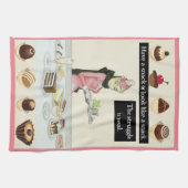 Genießen Sie einen Imbiss oder sehen Sie wie ein S Geschirrtuch (Horizontal)