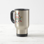 Genießen Sie einen leckeren hellen Kaffee Reisebecher (Vorderseite Links)