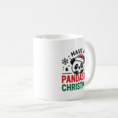 Genießen Sie einen pandastischen Weihnachten Panda Kaffeetasse (VorderseiteRechts)
