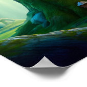 Genießen Sie einen Schwung aus seinem Baumhaus. Poster (Ecke)