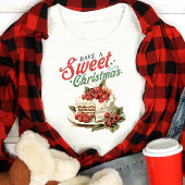 Genießen Sie einen süßen Weihnachtskuchen Retro Ur Tri-Blend Shirt