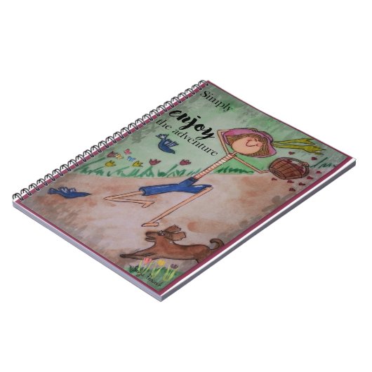 Genießen Sie einfach das Abenteuer Notizblock (Linke Seite)