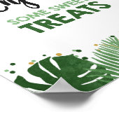 Genießen Sie einige süße Leckereien Tropical Safar Poster (Ecke)