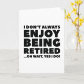 Genießen Sie es, erschöpft zu sein Karte (Gelbe Blume)