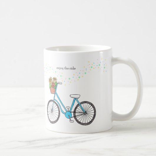 Genießen Sie Fahrfahrrad-Tasse positive Kaffeetasse (Rechts)
