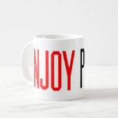 GENIESSEN SIE GEFÄNGNIS KAFFEETASSE (Vorderseite Links)