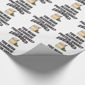 Genießen Sie Gemeine alkoholische Weihnachtsverpac Geschenkpapier (Ecke)