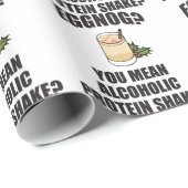 Genießen Sie Gemeine alkoholische Weihnachtsverpac Geschenkpapier (Rolleneckpunkt)