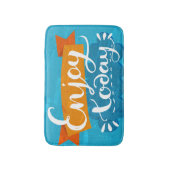 Genießen Sie heute Badematte (Vorderseite Vertikal)