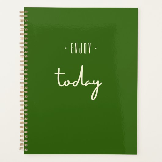 Genießen Sie heute. Kalender und Planer (Vorderseite)