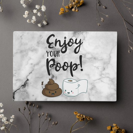 Genießen Sie Ihr Gekackt Bad Spaß Gästebuch