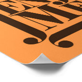 Genießen Sie Ihr kulinarisches Angebot Poster (Ecke)