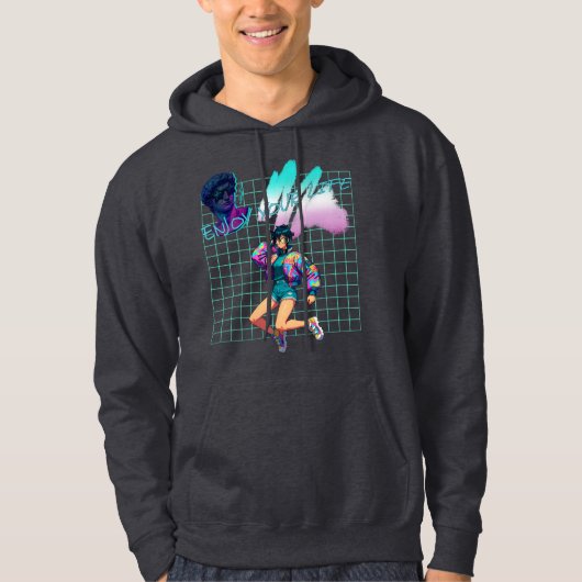 Genießen Sie Ihr Leben Hoodie (Vorderseite)