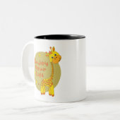 Genießen Sie Ihr Leben Kawaii niedliche gelbe Baby Zweifarbige Tasse (Vorderseite Links)