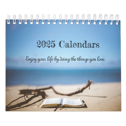 Genießen Sie Ihr Leben mit den Dingen, die Sie Lie Kalender (Titelbild)