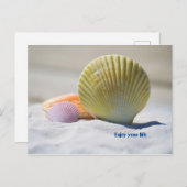 Genießen Sie Ihr Leben Postkarte (Vorne/Hinten)