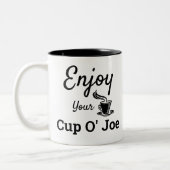 Genießen Sie Ihre Cup O' Joe Retro Coffee Tasse (Links)