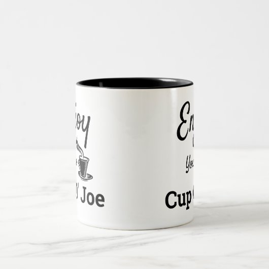 Genießen Sie Ihre Cup O' Joe Retro Coffee Tasse (Mittel)