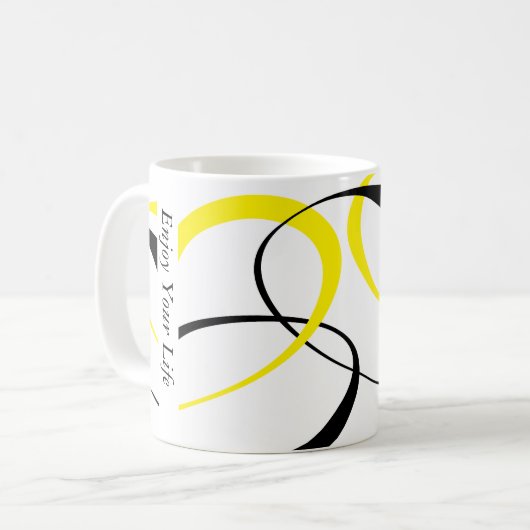 Genießen Sie Ihre Leben-Entwurfs-Tasse Tasse (Vorderseite Links)