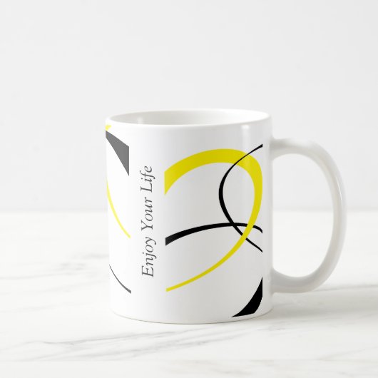 Genießen Sie Ihre Leben-Entwurfs-Tasse Tasse (Rechts)