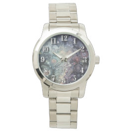 Genießen Sie Ihre Pension kühne dramatische Farben Armbanduhr