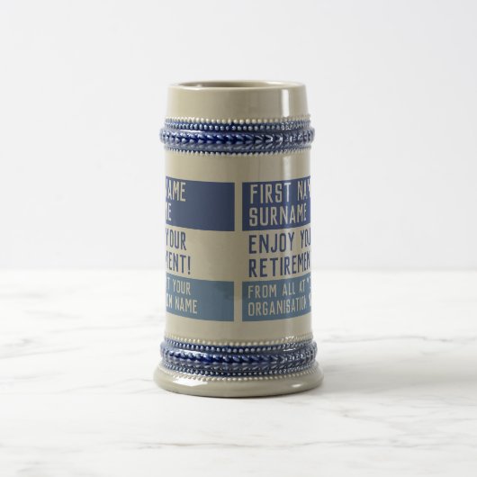 Genießen Sie Ihre Pensionierung - Bierglas (Mittel)