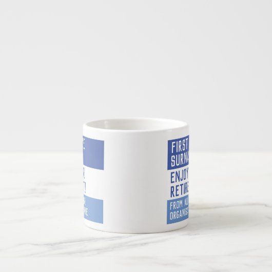 Genießen Sie Ihre Pensionierung - Espressotasse (Vorderseite)