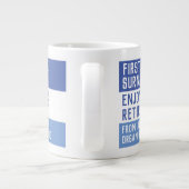 Genießen Sie Ihre Pensionierung - Jumbo-Tasse (Rückseite)