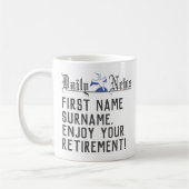 Genießen Sie Ihre Pensionierung - Kaffeetasse (Links)