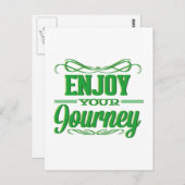 Genießen Sie Ihre Reise Postkarte (Vorne/Hinten)