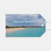 Genießen Sie Ihre Rente Geschenkanhänger (Vorderseite (Horizontal))