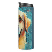 Genießen Sie Ihren Bleibe auf der Golden Zuhause Thermosbecher (Nach rechts gedreht)