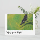 Genießen Sie Ihren Flug, Ihre Ausflugskarte - mit  (Stehend Vorderseite)