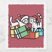 Genießen Sie Ihren freien Geist und Ihr wildes Her Weinetikett (Einzelnes Label)