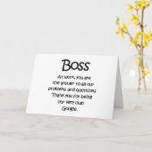 GENIESSEN SIE IHREN "GEBURTSTAG" ***BOSS*** KARTE (Gelbe Blume)