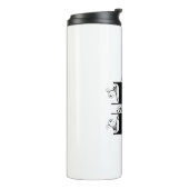 Genießen Sie Ihren Kaffee mit Ihrem personalisiert Thermosbecher (Nach links gedreht)