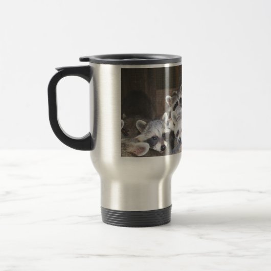 Genießen Sie Ihren morgens-Kaffee mit einem Reisebecher (Links)