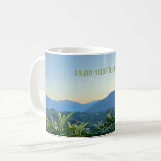 Genießen Sie Ihren Teepause-Tasse-Cup Kaffeetasse (Vorderseite Links)