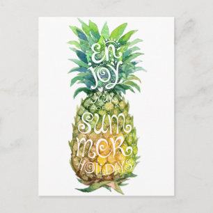Genießen Sie Ihren tropischen Sommerurlaub Postkarte