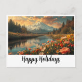 Genießen Sie Ihren Urlaub Feiertagspostkarte (Vorderseite)