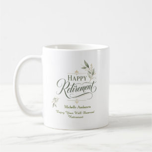 Genießen Sie Ihren Wohlverdienten Ruhestand Person Kaffeetasse