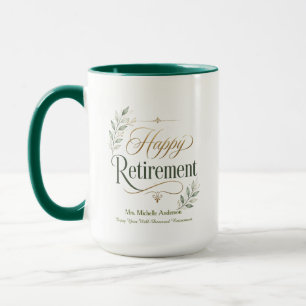 Genießen Sie Ihren Wohlverdienten Ruhestand Person Tasse