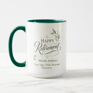 Genießen Sie Ihren wohlverdienten Ruhestand Person Tasse